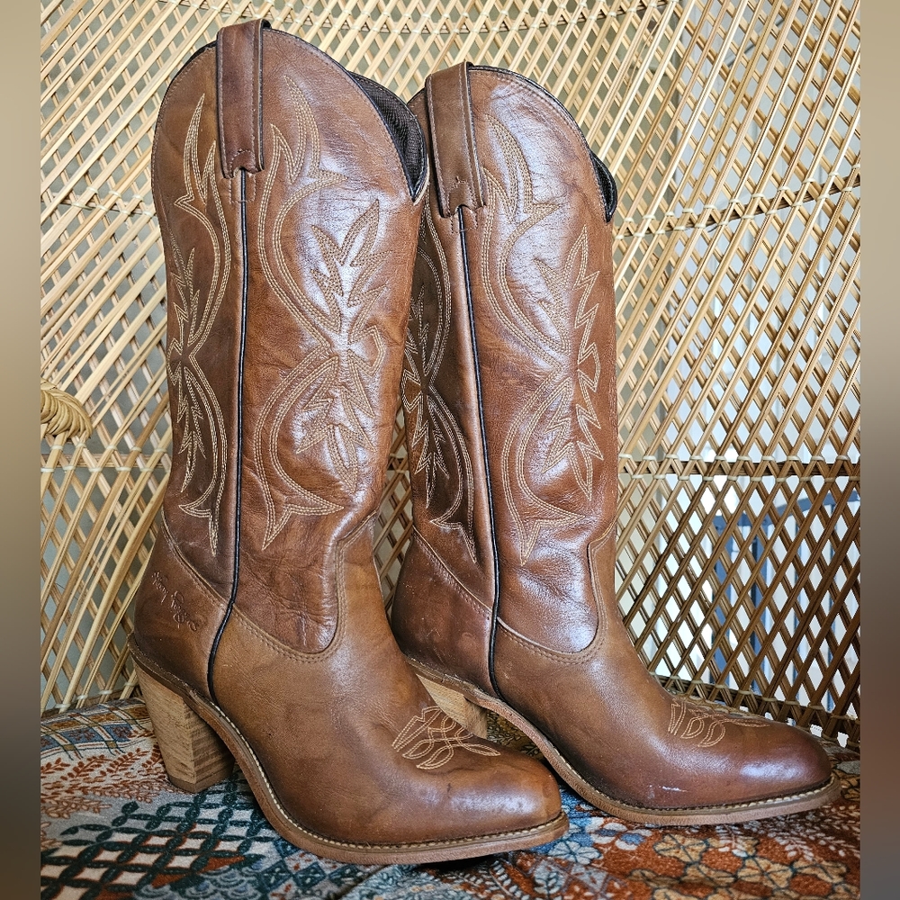 Vintage Kenny Rogers Women's Cowgirl Boots